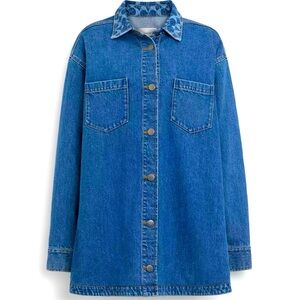 COACH OVERSIZED DENIM SHIRT DRESS SIZE XL NEW WITH TAGS